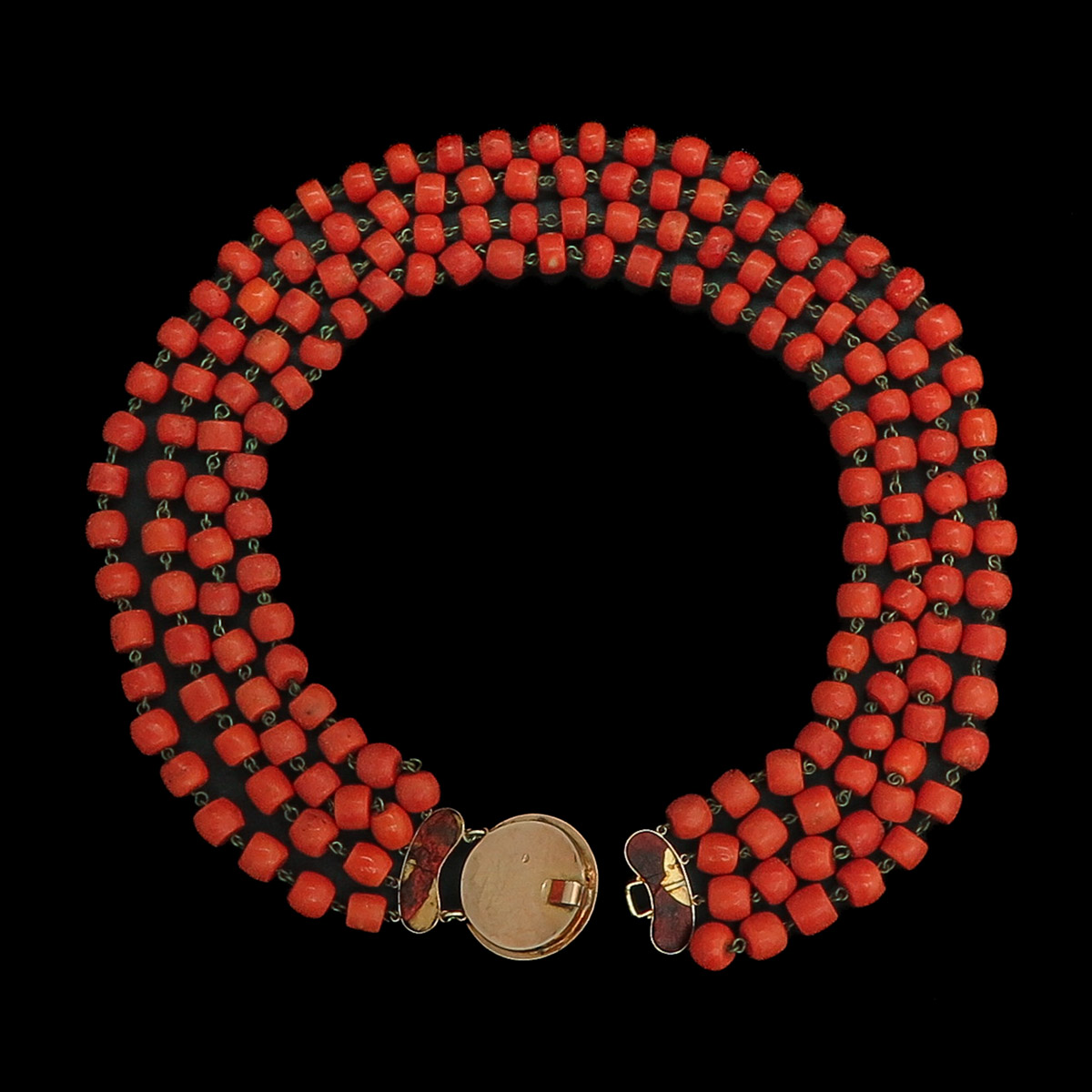 A 19th Century Red Coral Necklace - Image 4 of 6