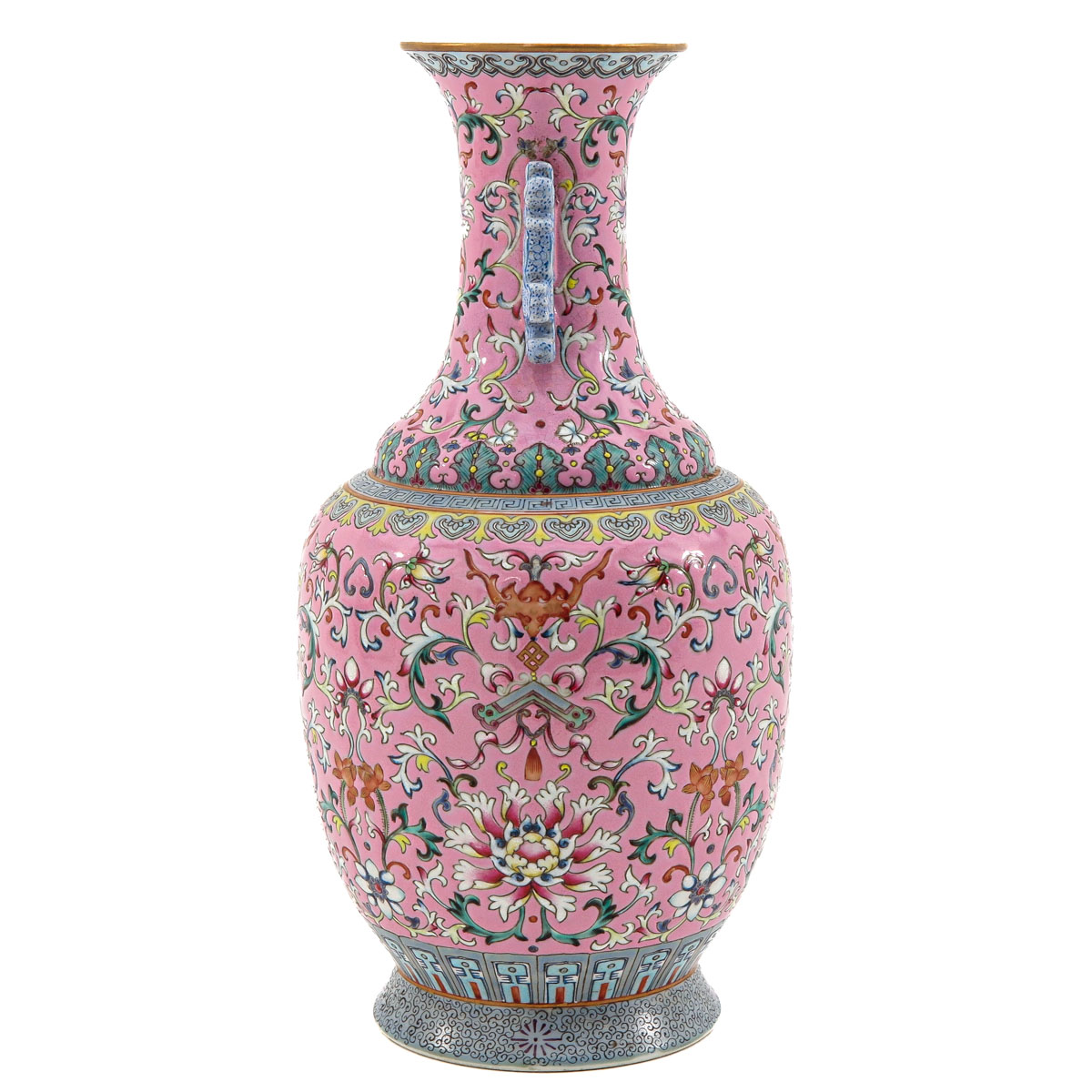A Famille Rose Vase - Image 4 of 10
