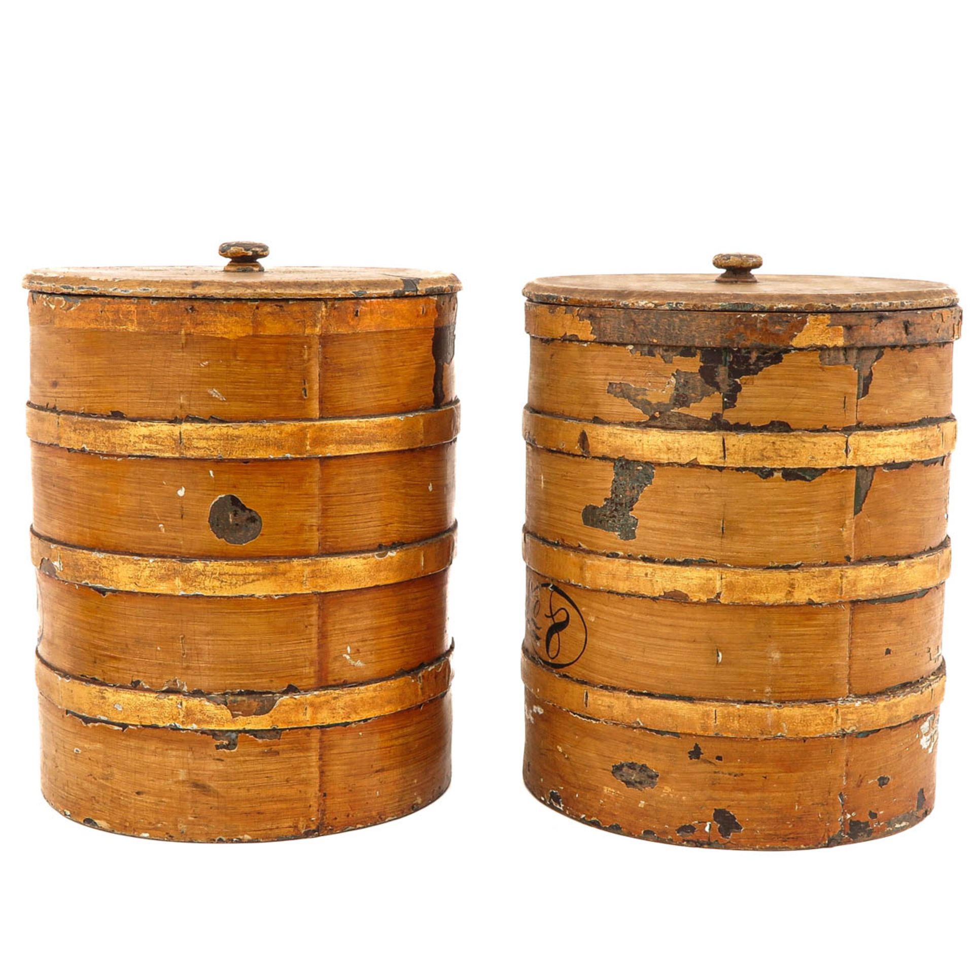 A Pair of Wooden Barrels - Image 2 of 9