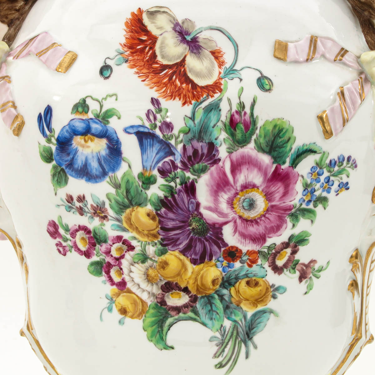 A Pair of Meissen Vases - Image 9 of 10