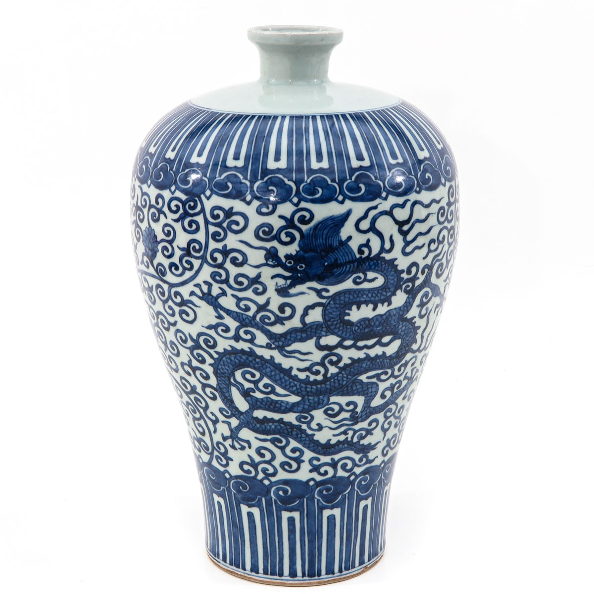 A Blue and White Meiping Vase