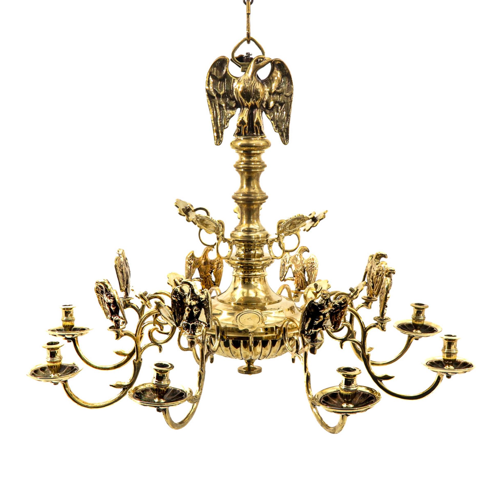An Empire Candle Chandelier