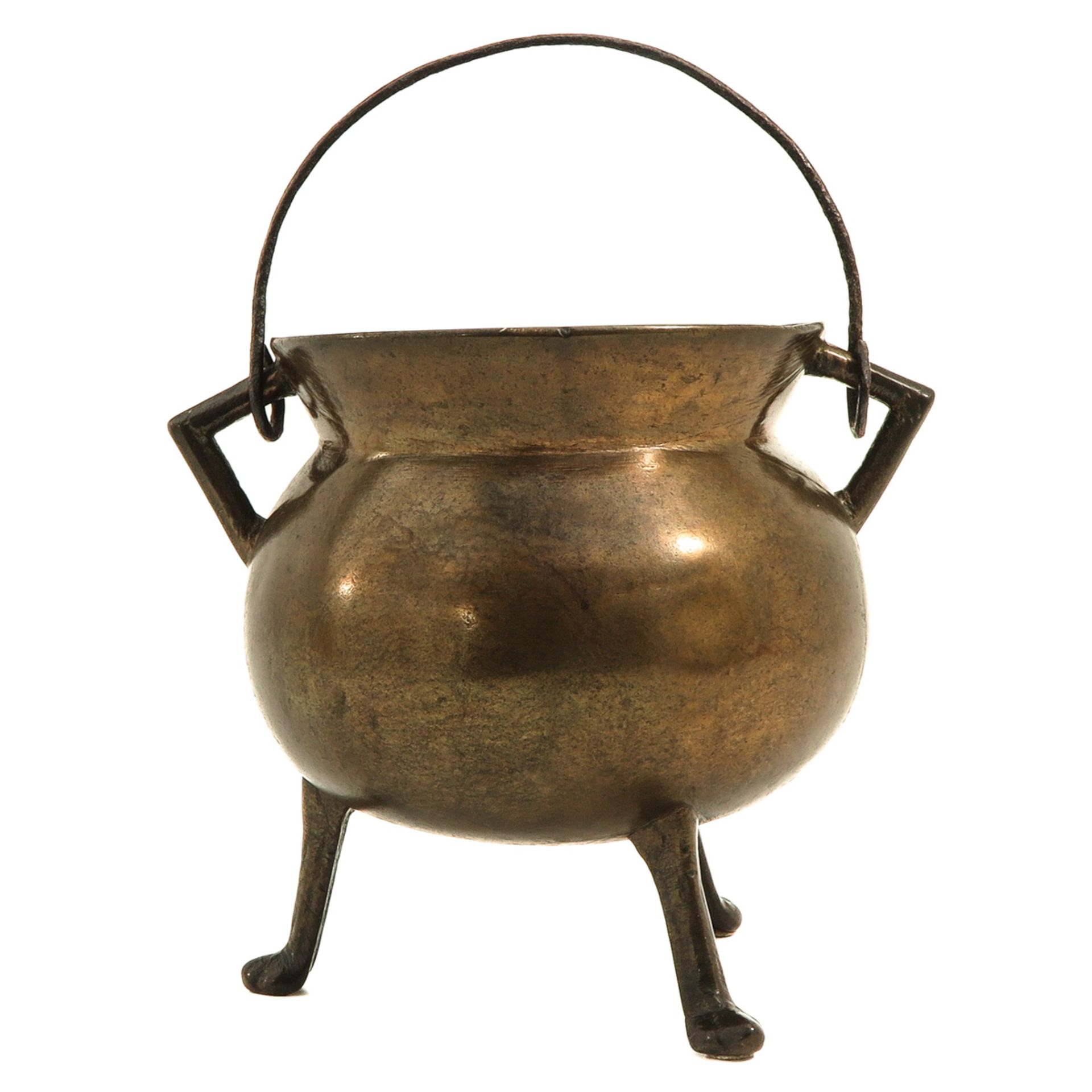A 17th Century Bronze Pot - Bild 3 aus 8
