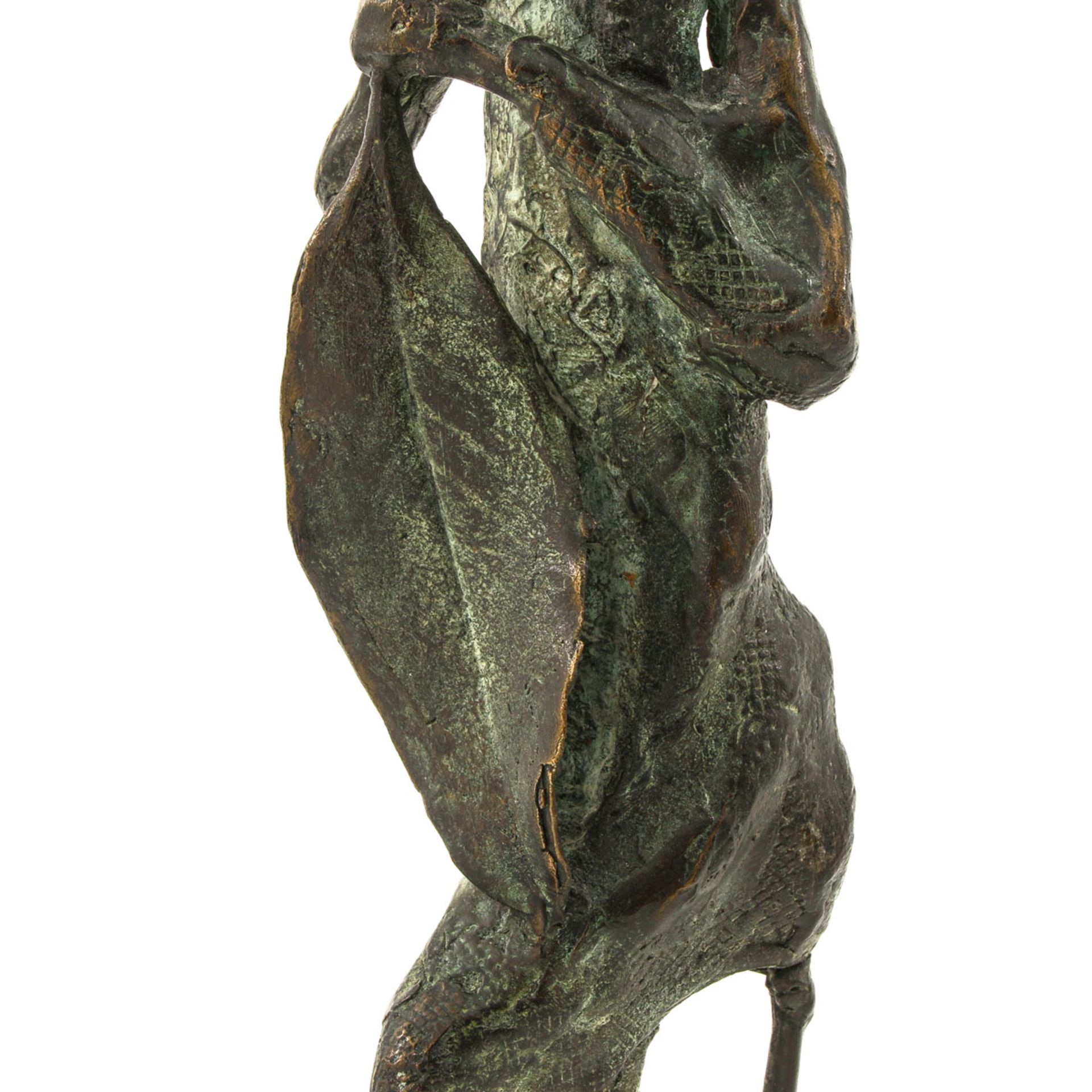 A Signed Bronze Sculpture - Bild 8 aus 9