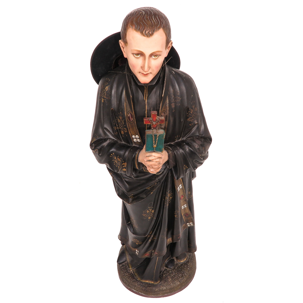 A 19th Cetury Sculpture of Priest - Image 5 of 10