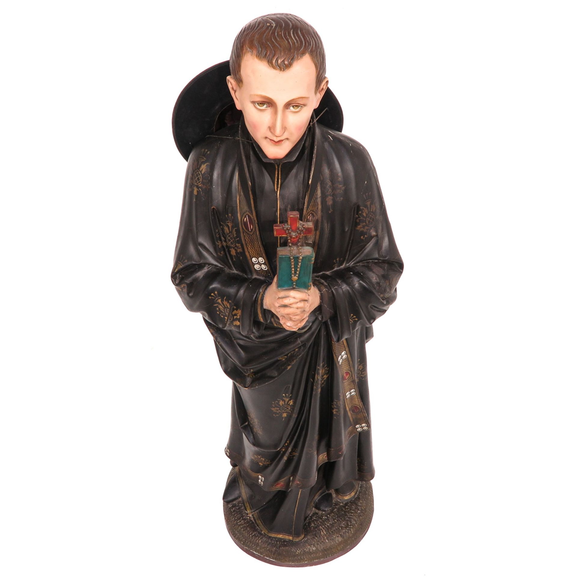 A 19th Cetury Sculpture of Priest - Bild 5 aus 10