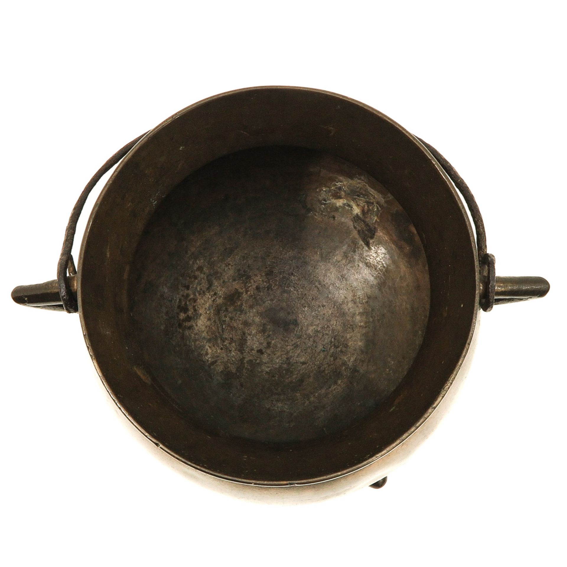 A 17th Century Bronze Pot - Bild 5 aus 8