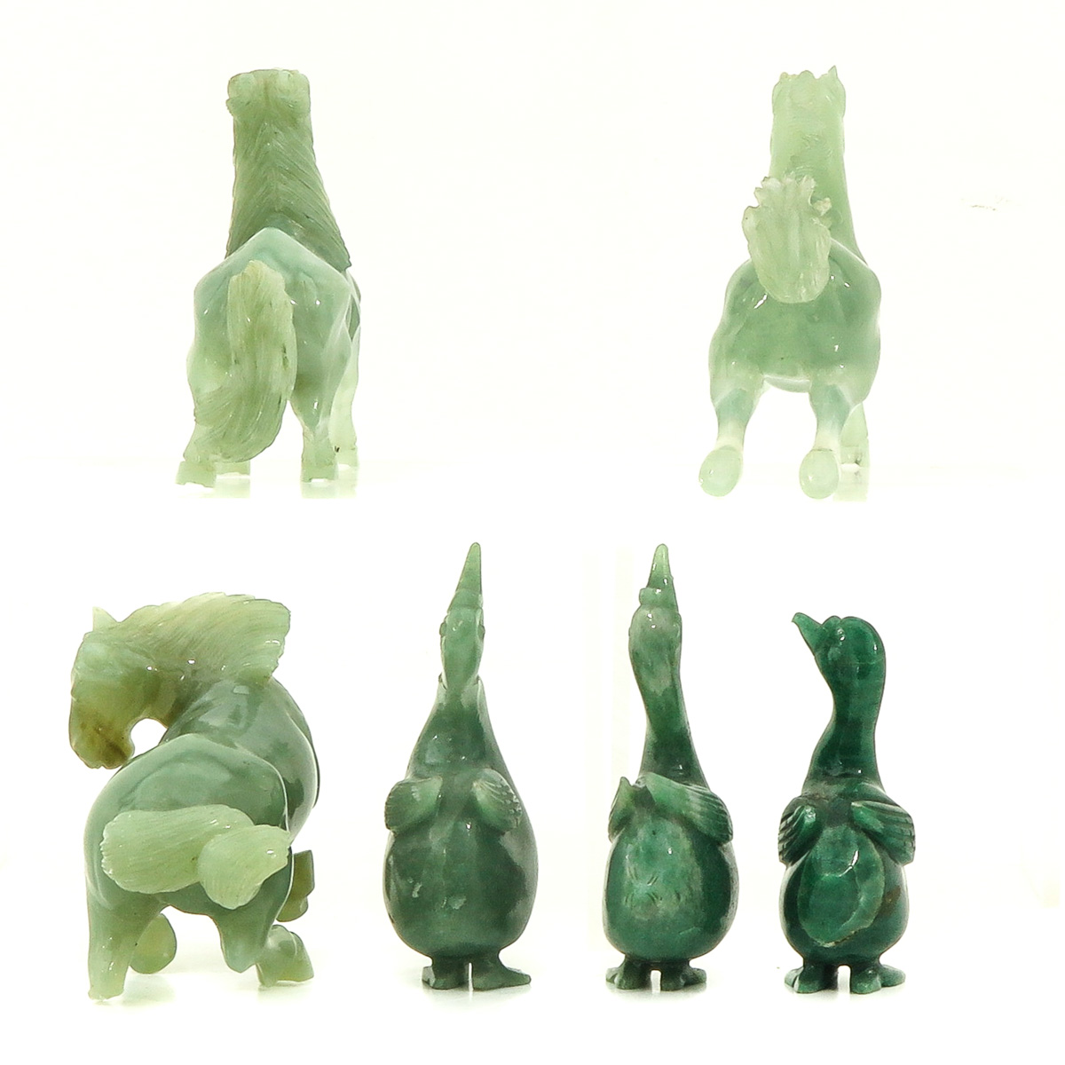 A Collection of 6 Jade Sculptures - Image 2 of 9