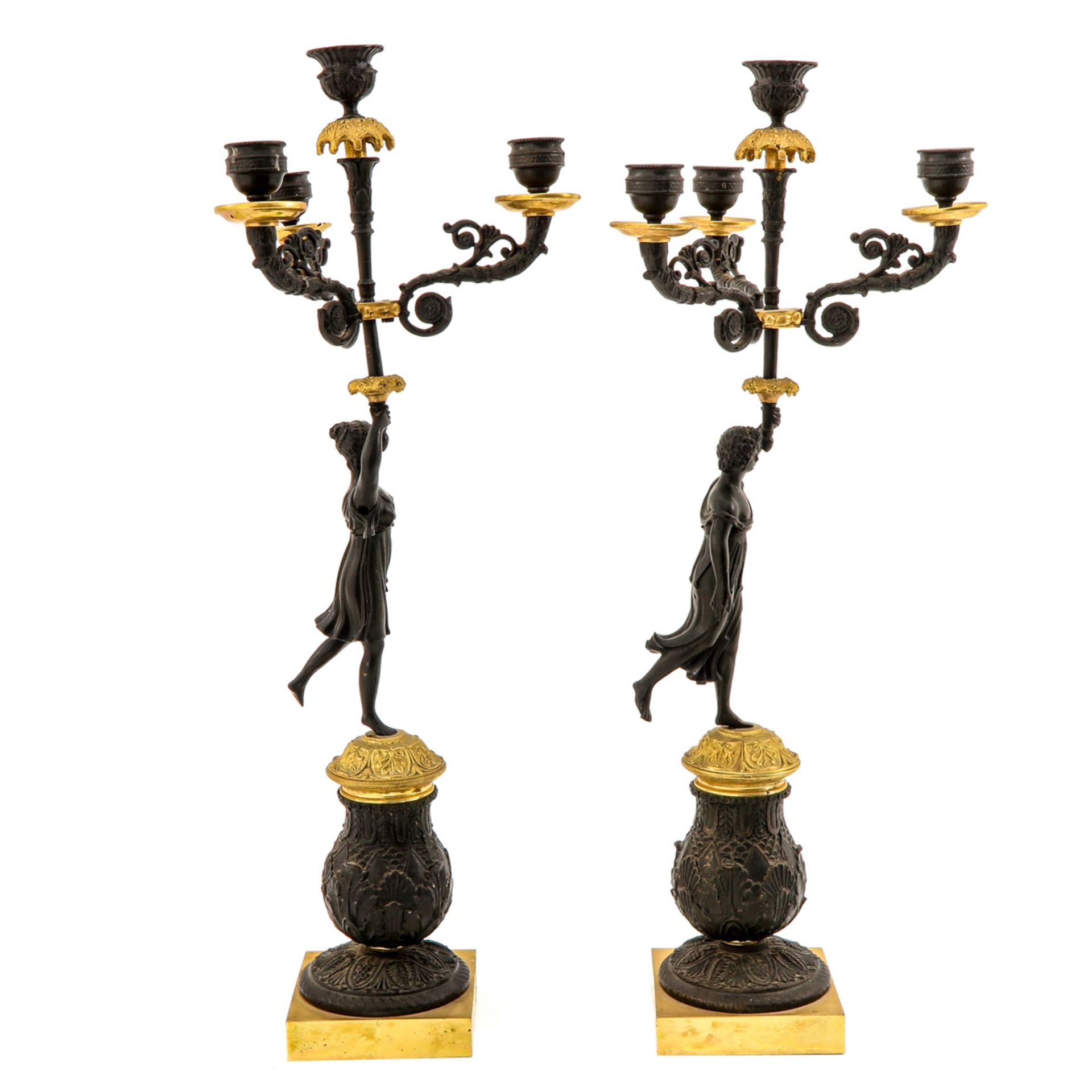 A Pair of 19th Century Candelsticks - Image 4 of 10