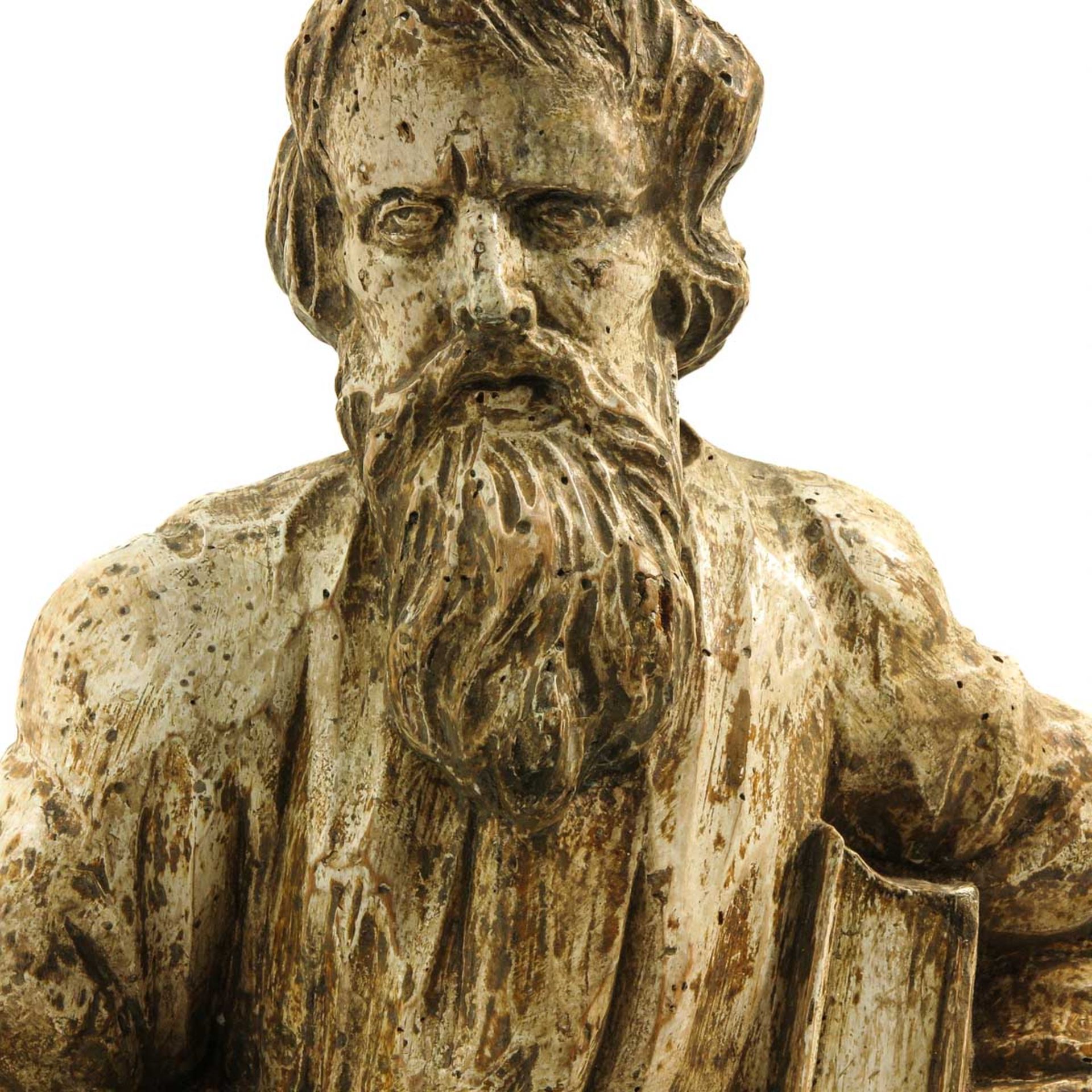 A 17th Century Sculpture of Mark the Evangelist - Bild 7 aus 8