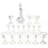 An Extremely Rare Set of Glassware