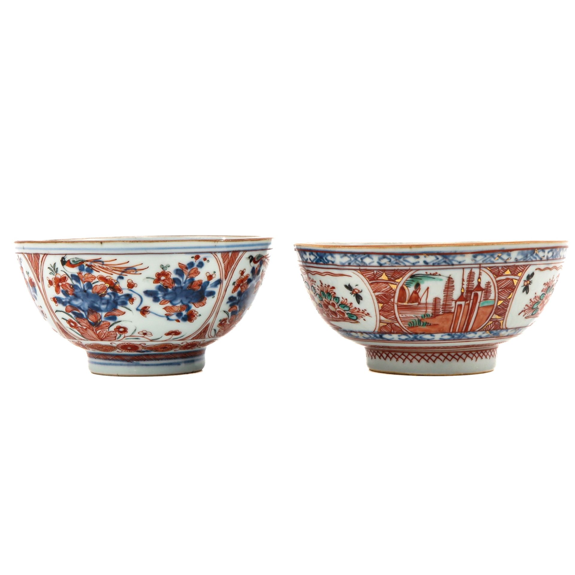 A Pair of Polychrome Bowls - Bild 4 aus 10