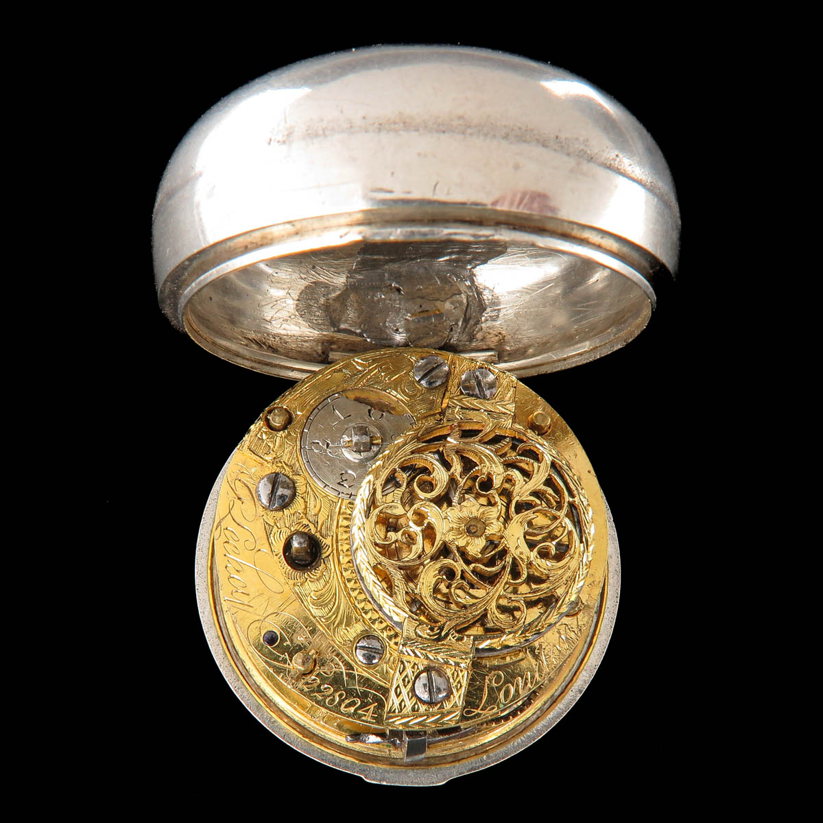 A Silver Pocket Watch - Image 4 of 7