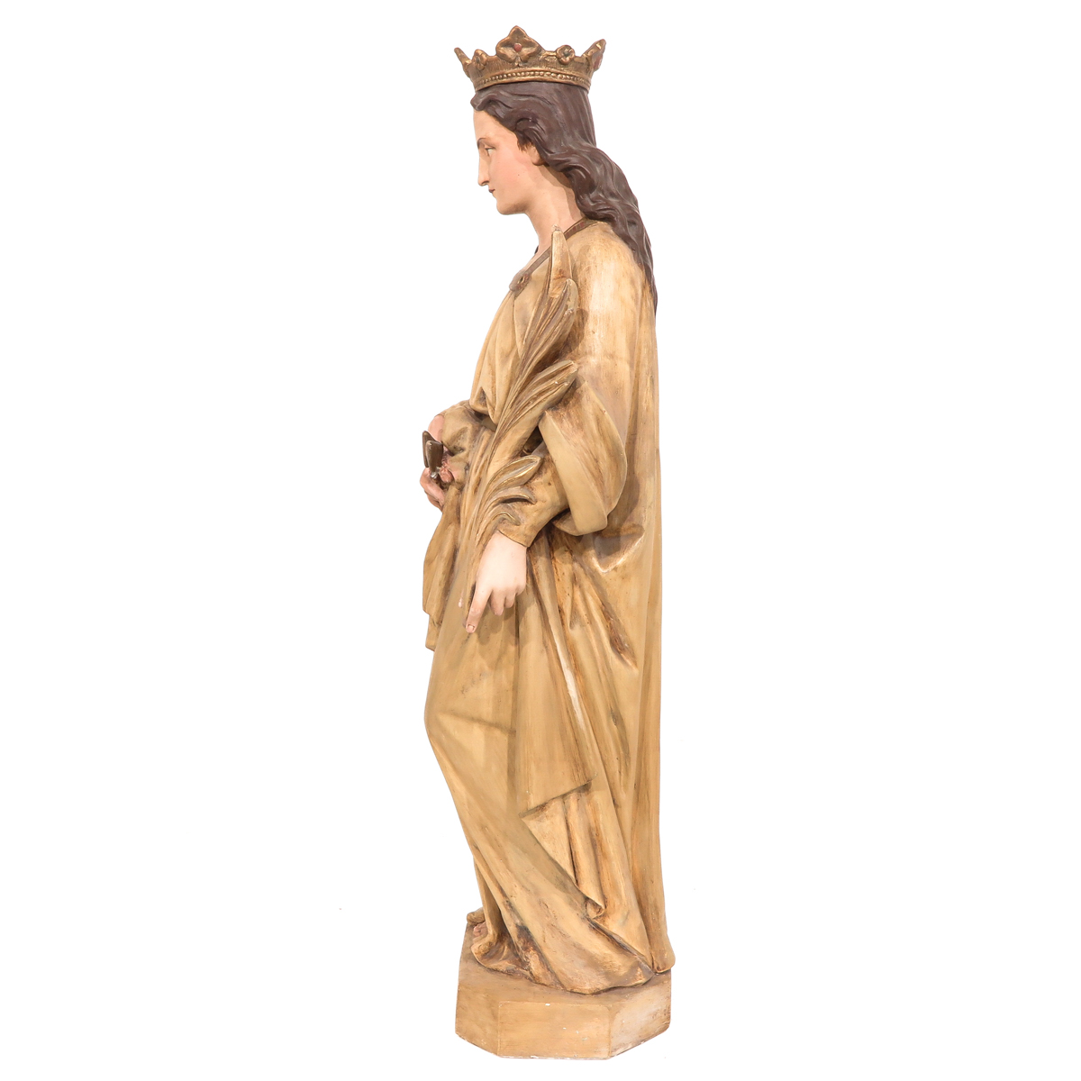 A 19th Century Sculpture of Saint Filomena - Image 2 of 10