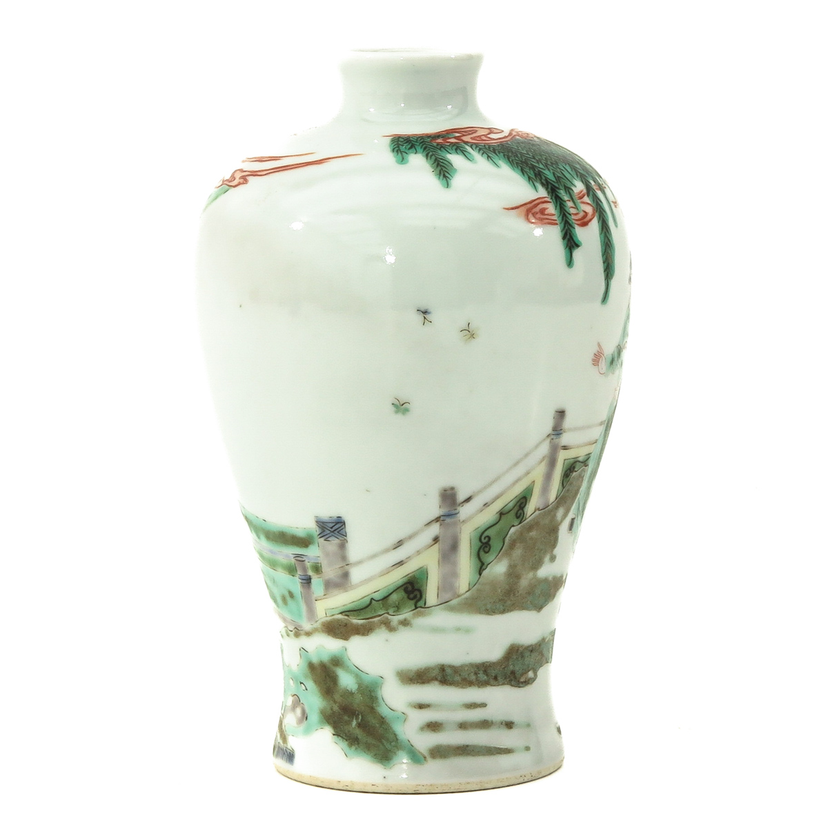 A Famille Verte Meiping Vase - Image 4 of 10