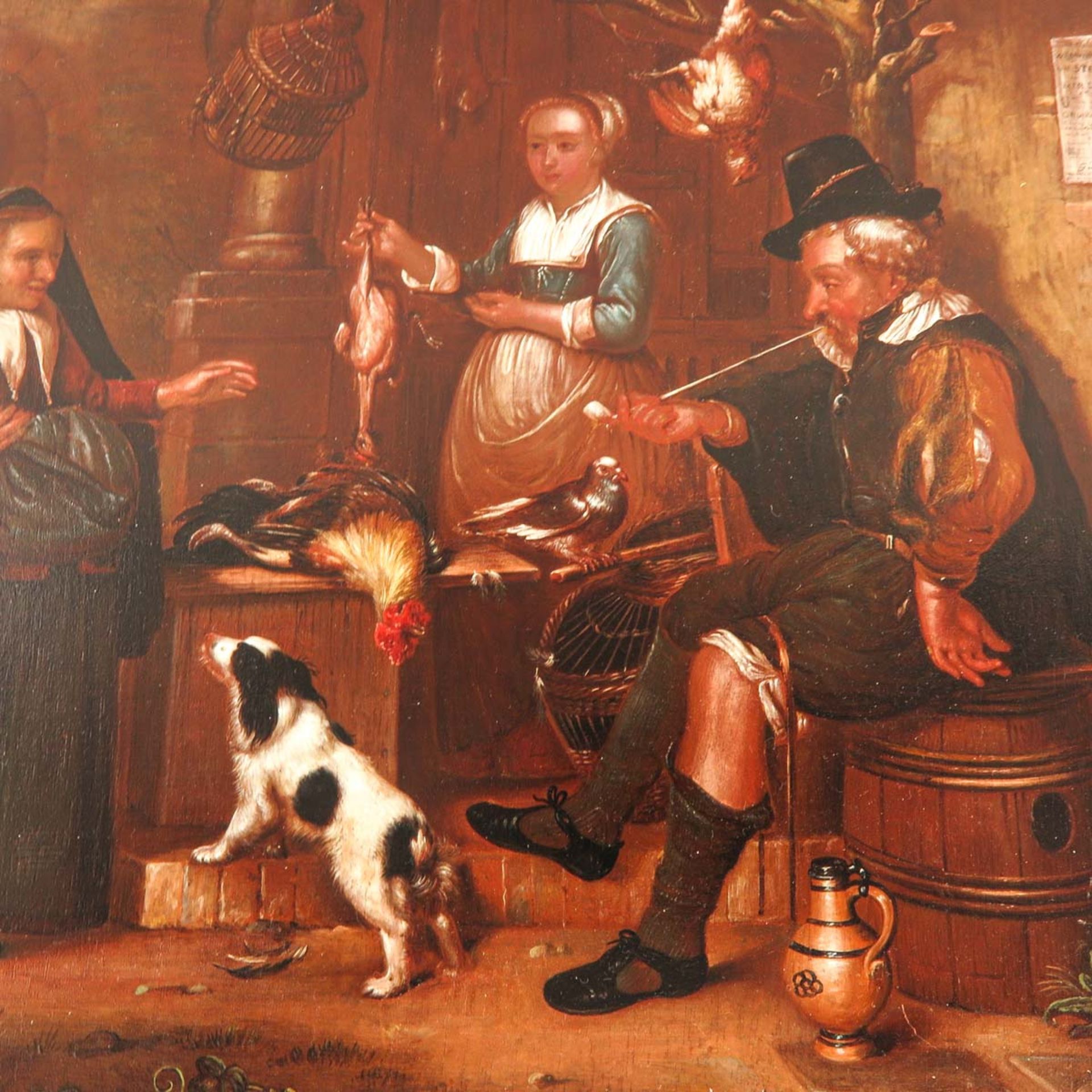 A 17th Century Oil on Panel - Bild 4 aus 6