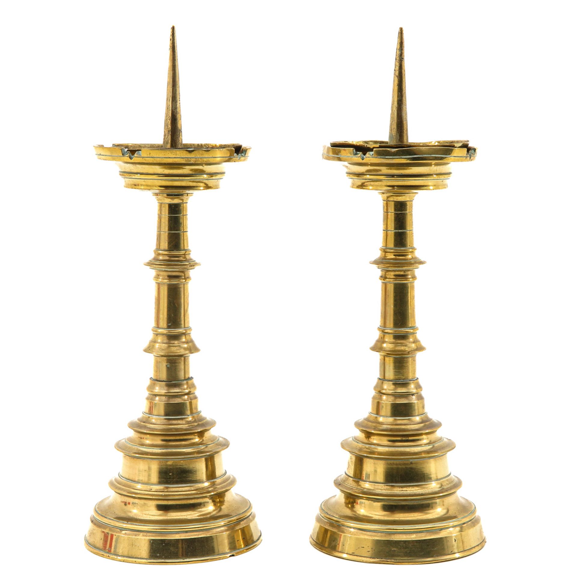 A Pair of Copper Candlesticks - Image 2 of 10
