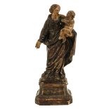 A Sculpture of Mary and Child