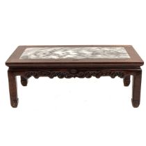 A Small Marble Top Coffee Table