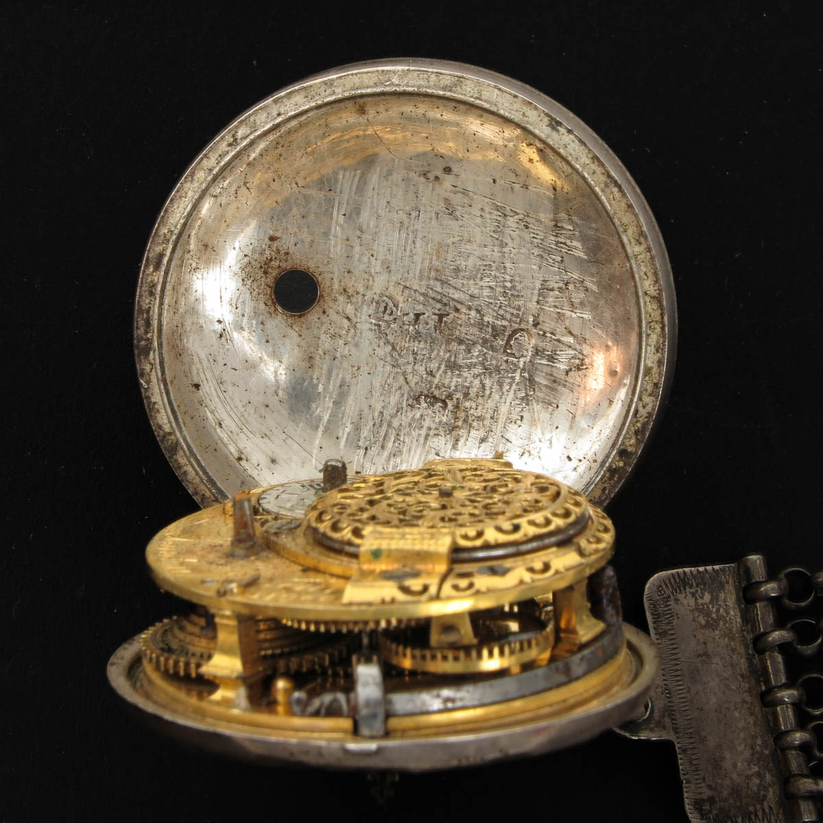 An 18th Century Silver Pocket Watch - Image 7 of 10