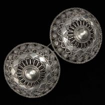 A Pair of Childrens Silver Dutch Broekstukken