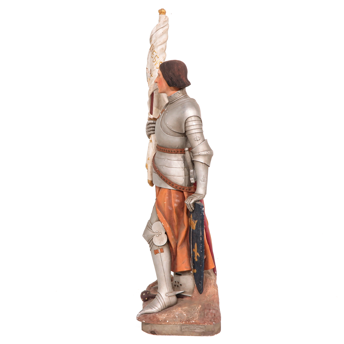 A 19th Century Sculpture of Joan of Arc - Image 2 of 10