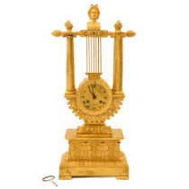 A Bronze Gilt French Pendulum