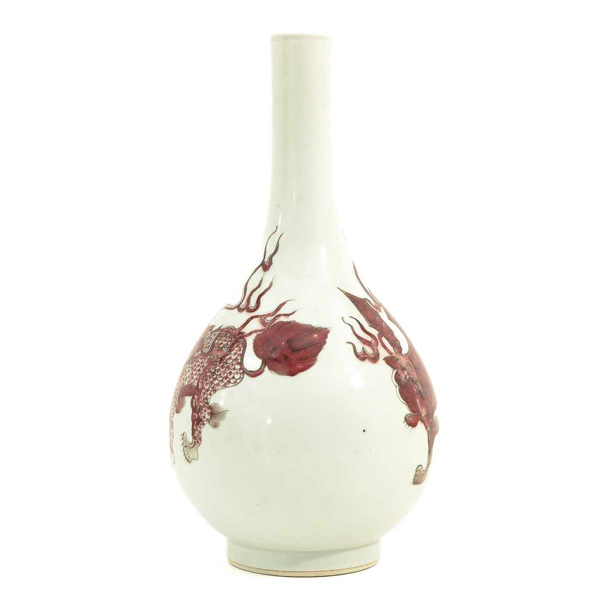 An Iron Red Kylin Decor Vase - Image 4 of 10