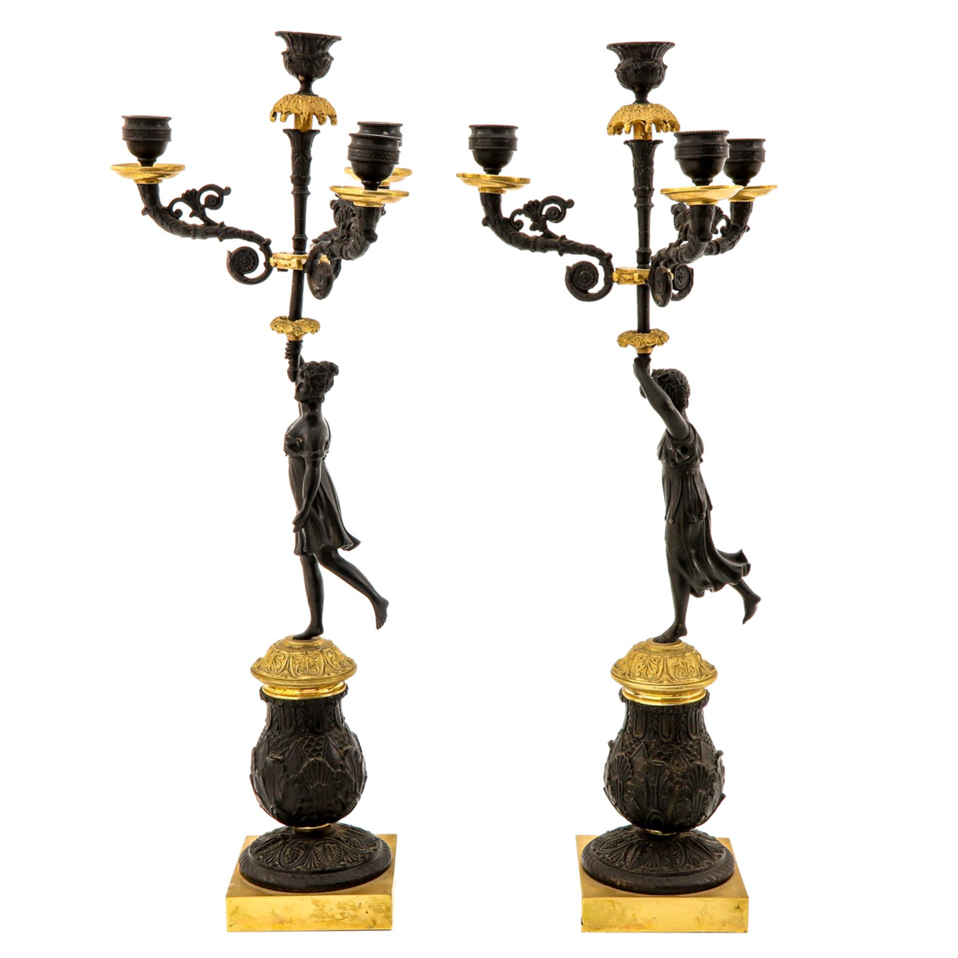 A Pair of 19th Century Candelsticks - Bild 2 aus 10