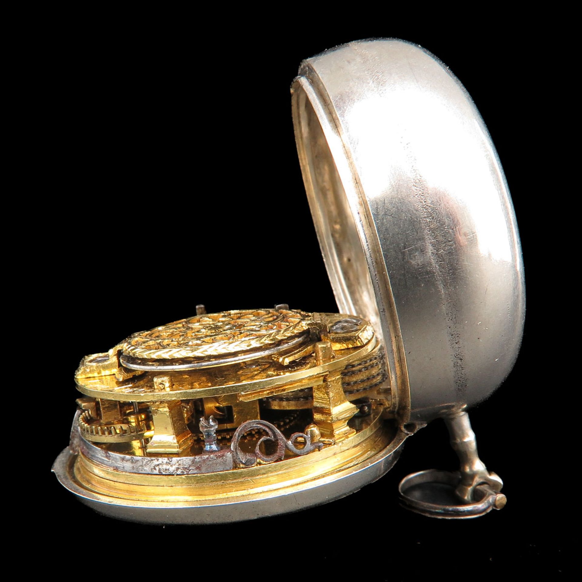 A Silver Pocket Watch - Image 5 of 7