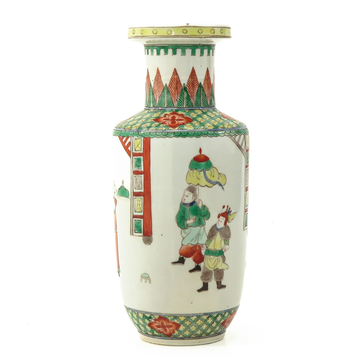 A Famille Verte Vase - Image 2 of 10