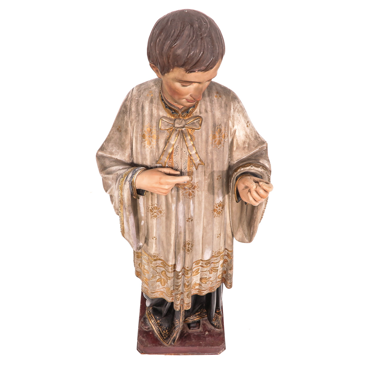 A 19th Century Sculpture of Priest - Image 5 of 10