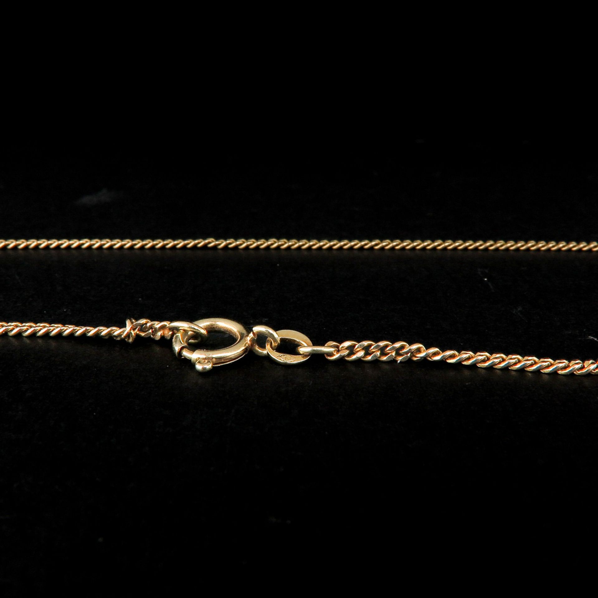 A Lot of 2 14k Gold Necklaces - Image 7 of 8