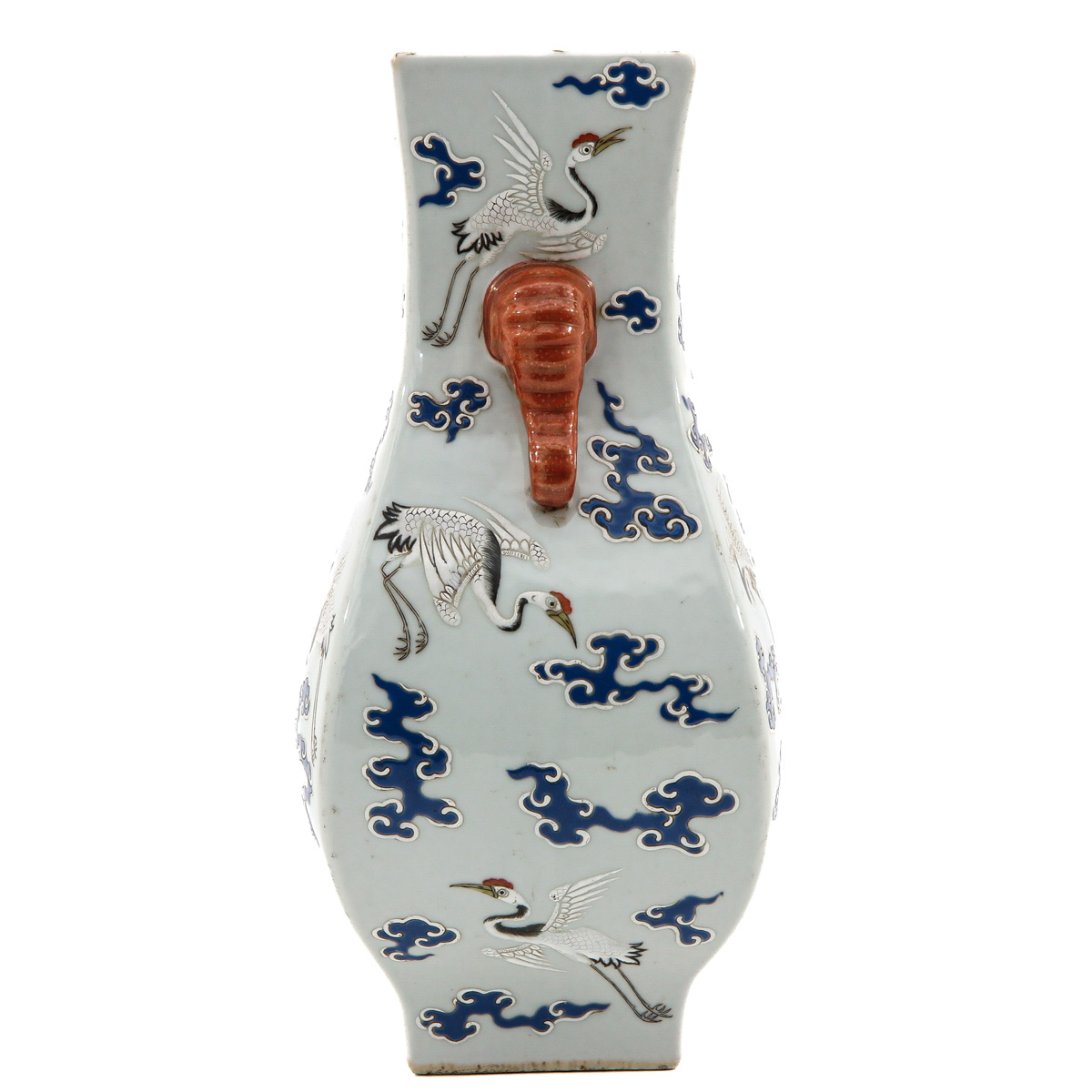 A Polychrome Decor Hu Vase - Image 2 of 10