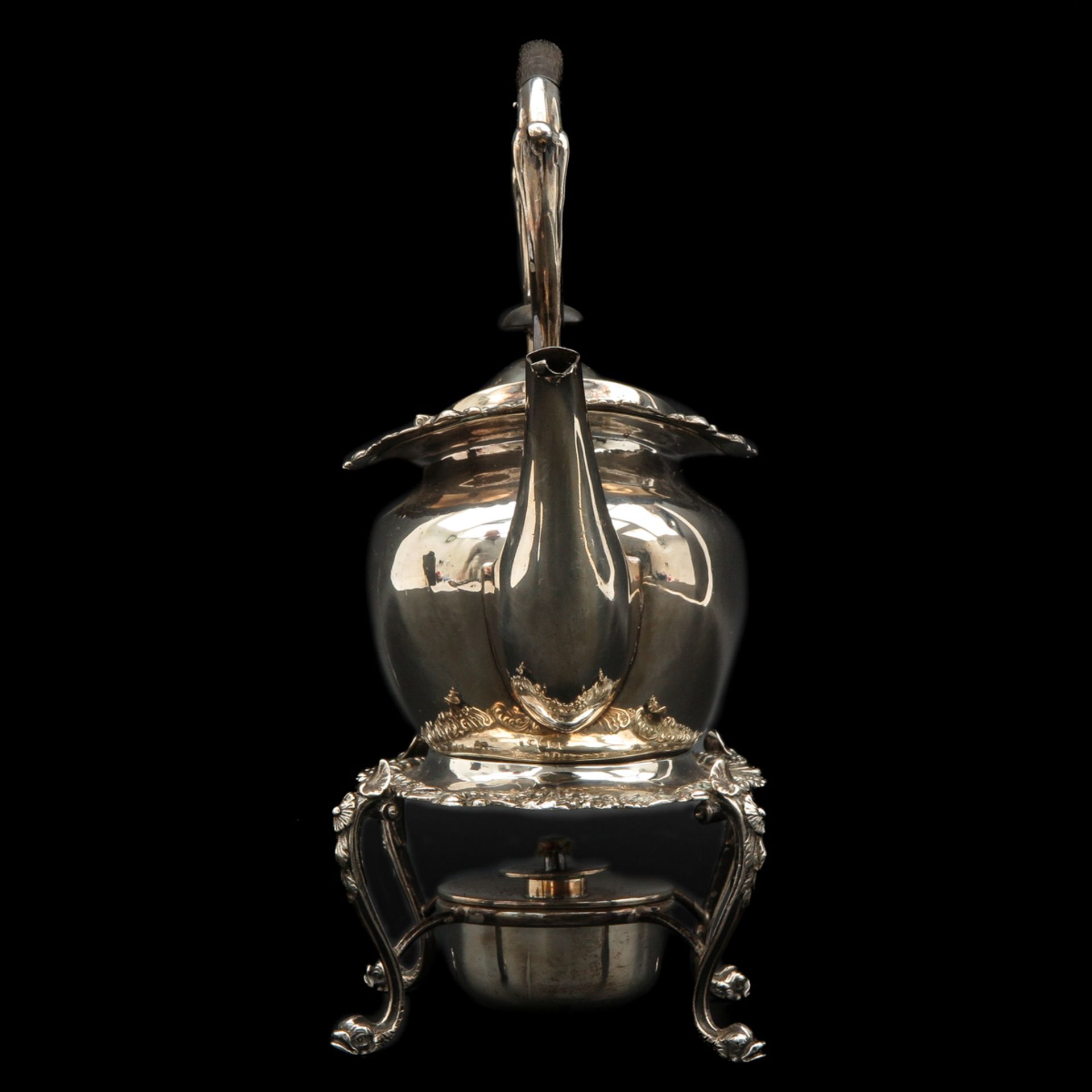 A English Silver Teapot - Bild 4 aus 10