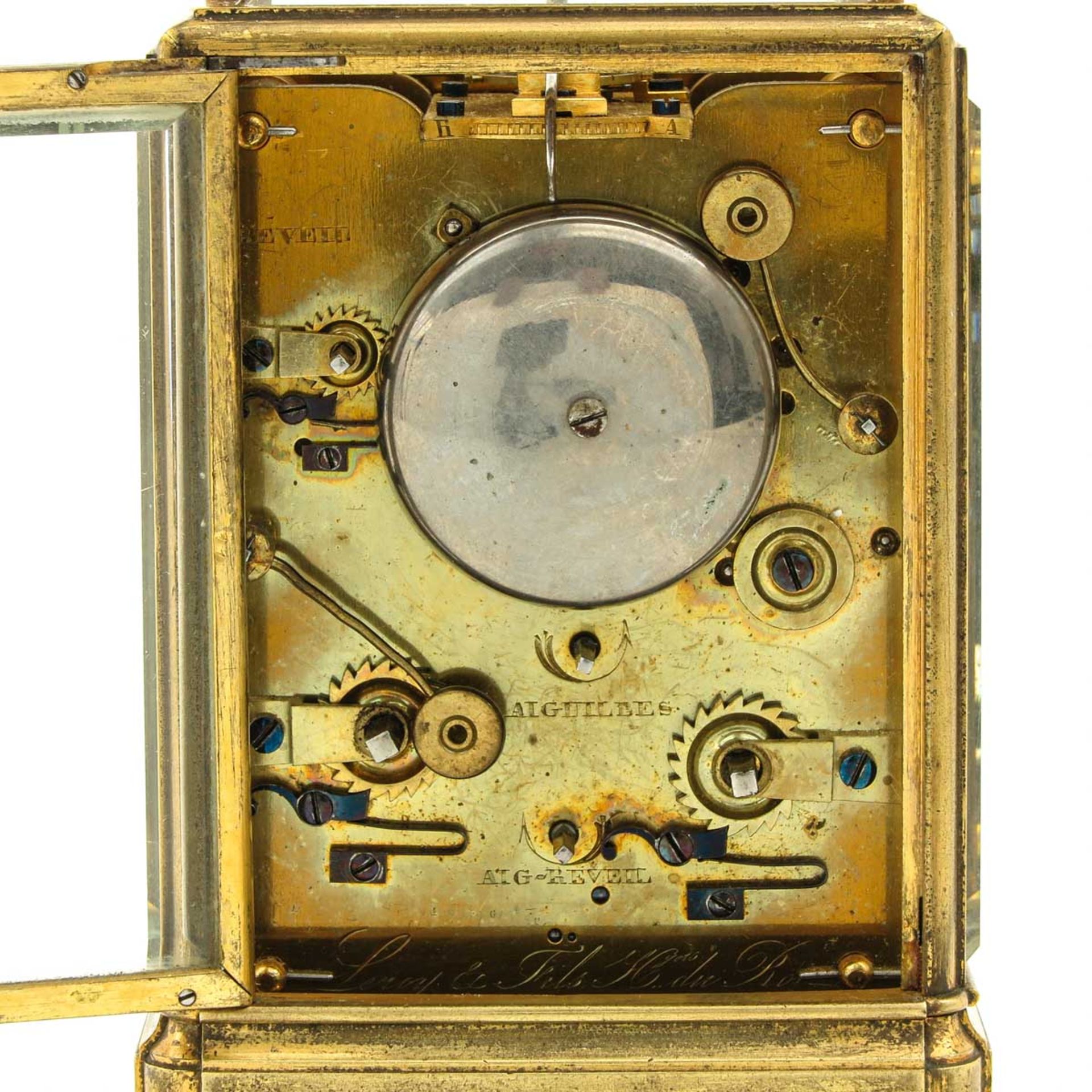 Carriage clock - Image 7 of 9