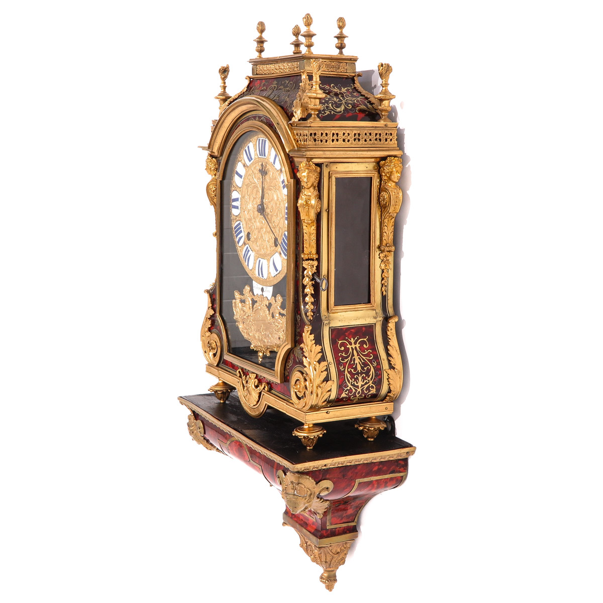 A French 17th Century Boulle clock - Image 3 of 10