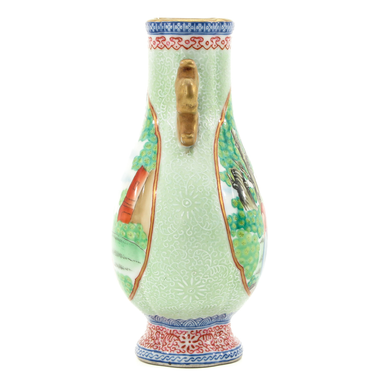 A Polychrome Decor Vase - Image 2 of 10