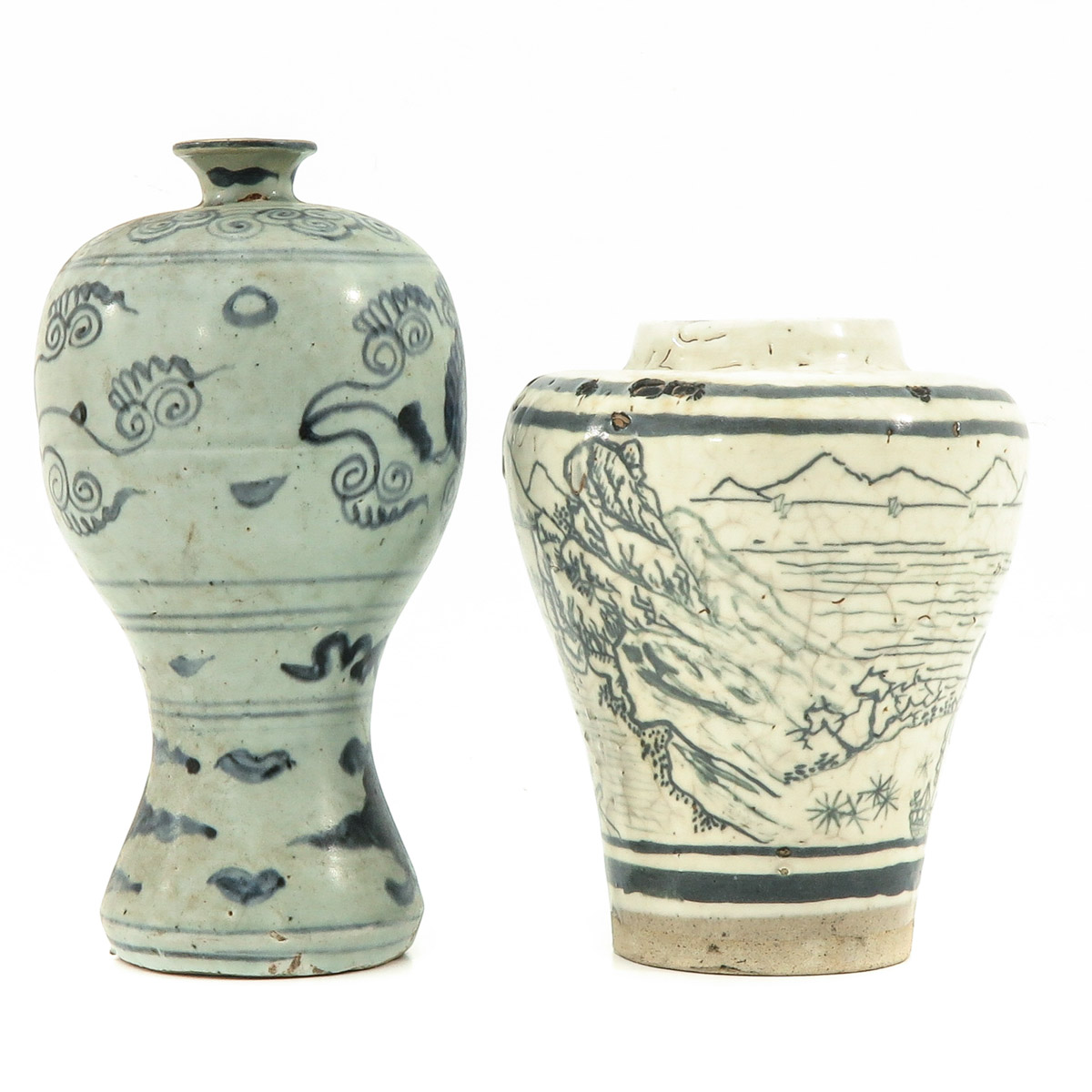 A Lot of 2 Vases - Image 4 of 10