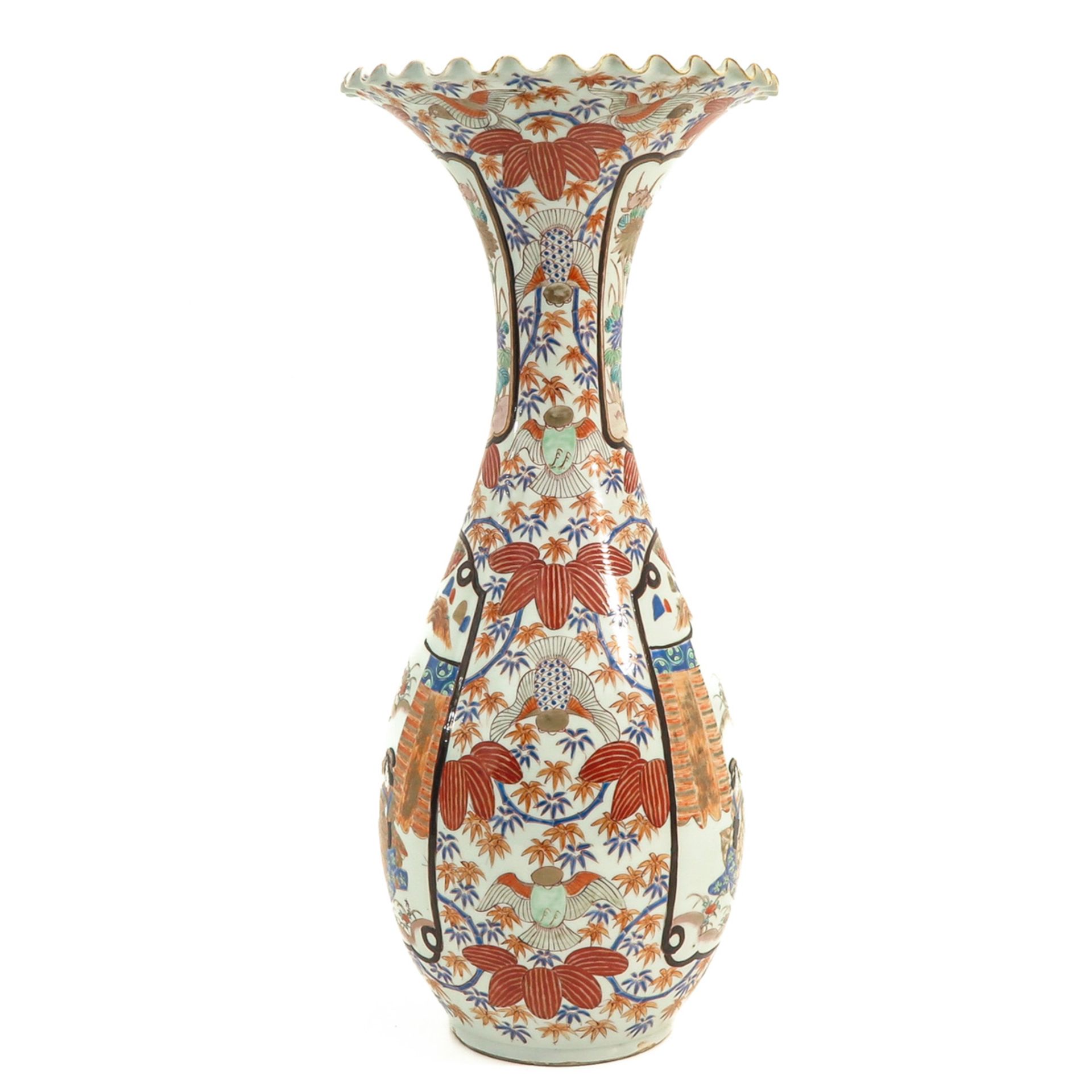 A Large Kutani Vase - Bild 2 aus 10