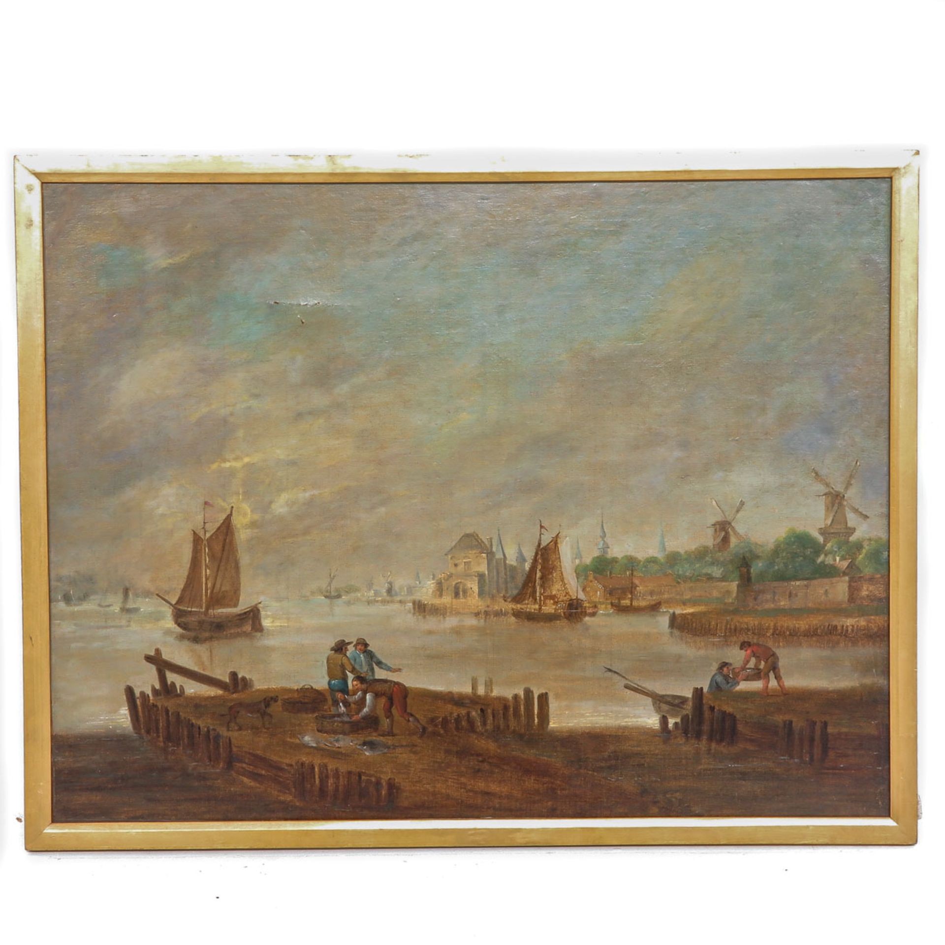 An 18th Century Oil on Canvas