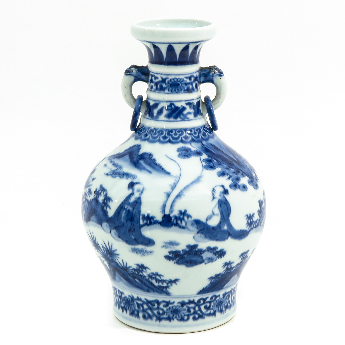 A Blue and White Vase