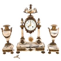 A 19th Century Clock Set