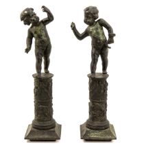 A Pair of Garden Statues