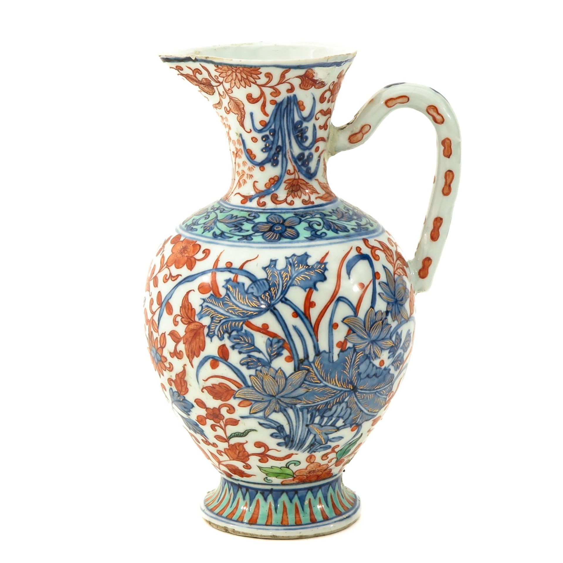 A Polychrome Decor Pitcher