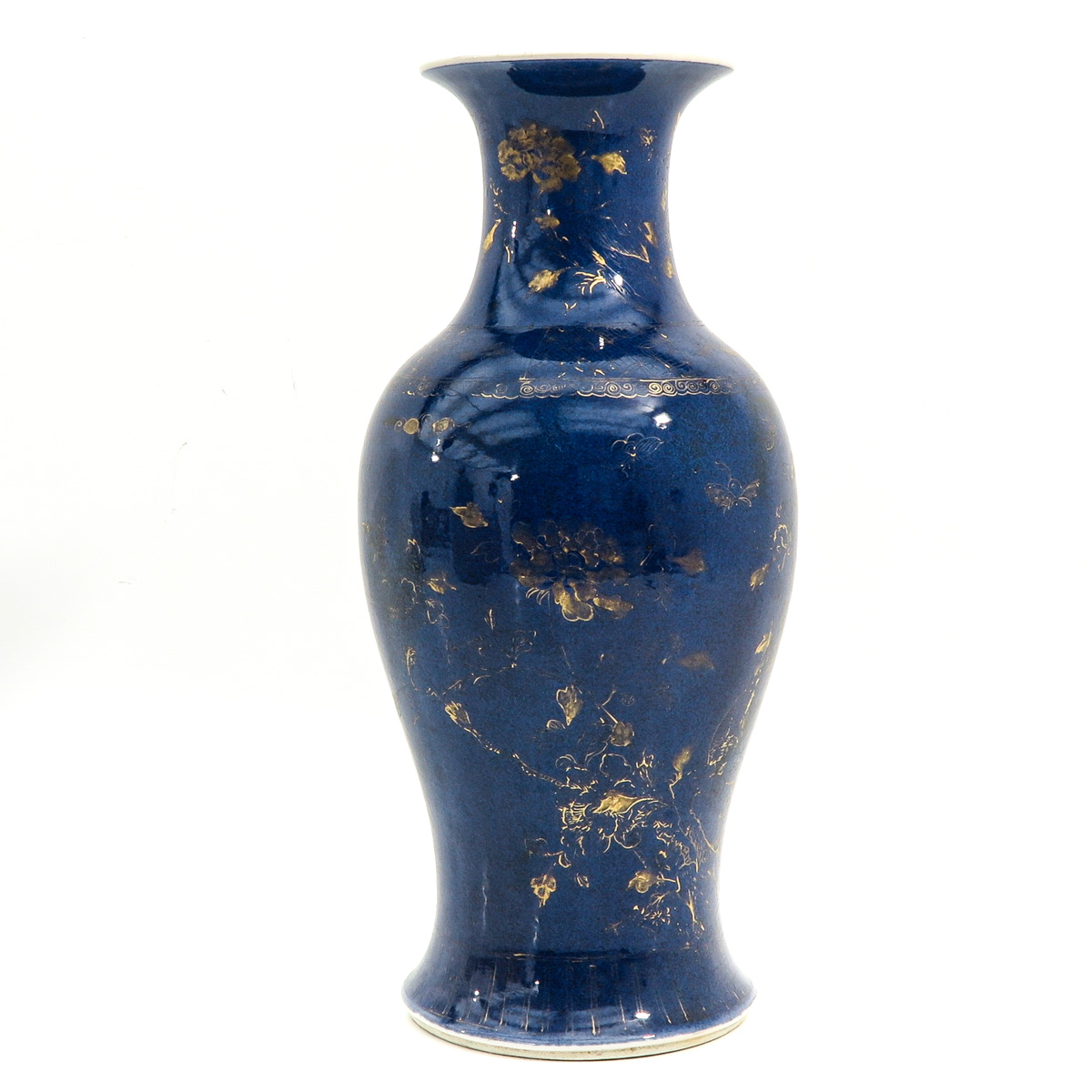 A Blue and Gilt Vase - Image 4 of 9