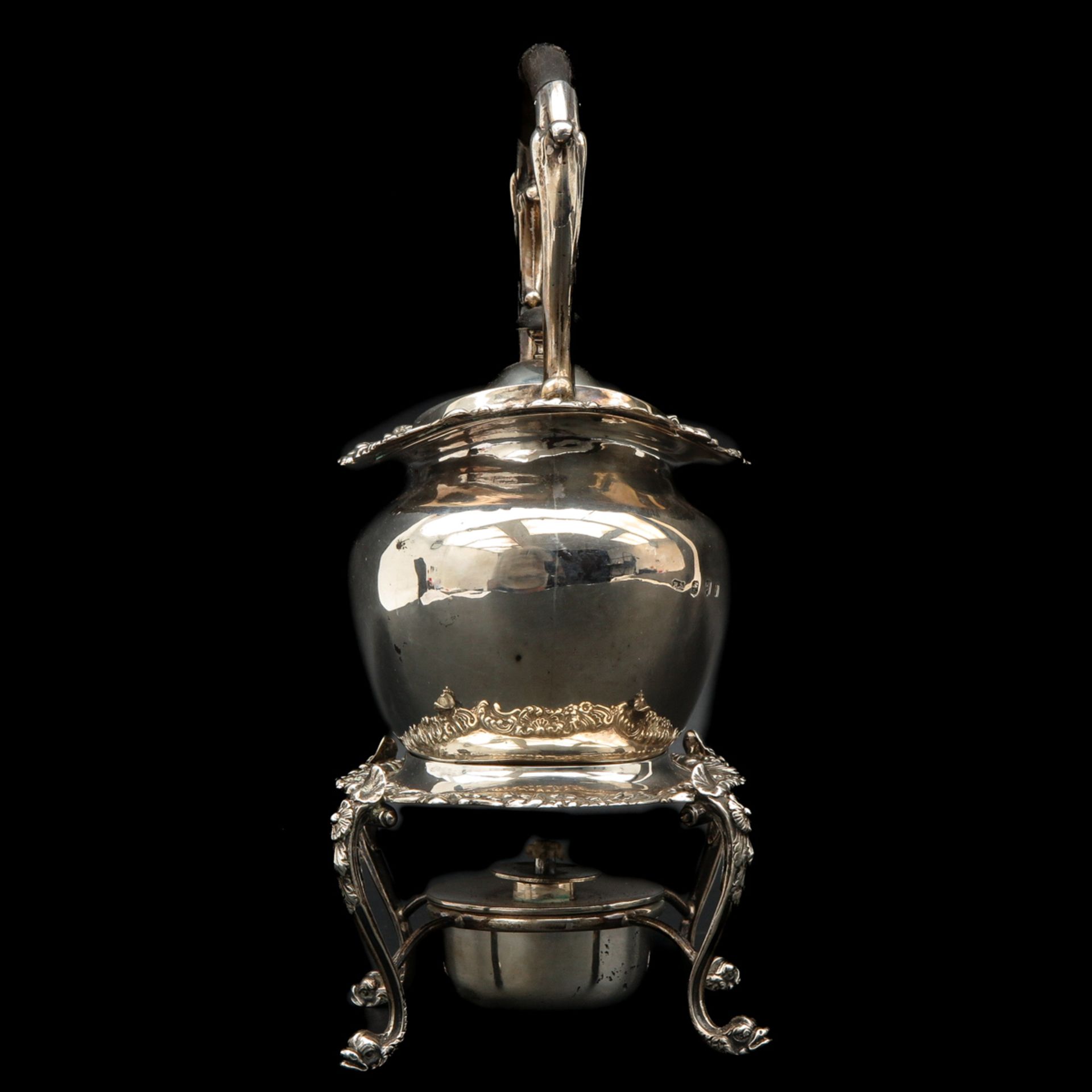 A English Silver Teapot - Bild 2 aus 10