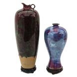 A Lot of 2 Jun Ware Vases