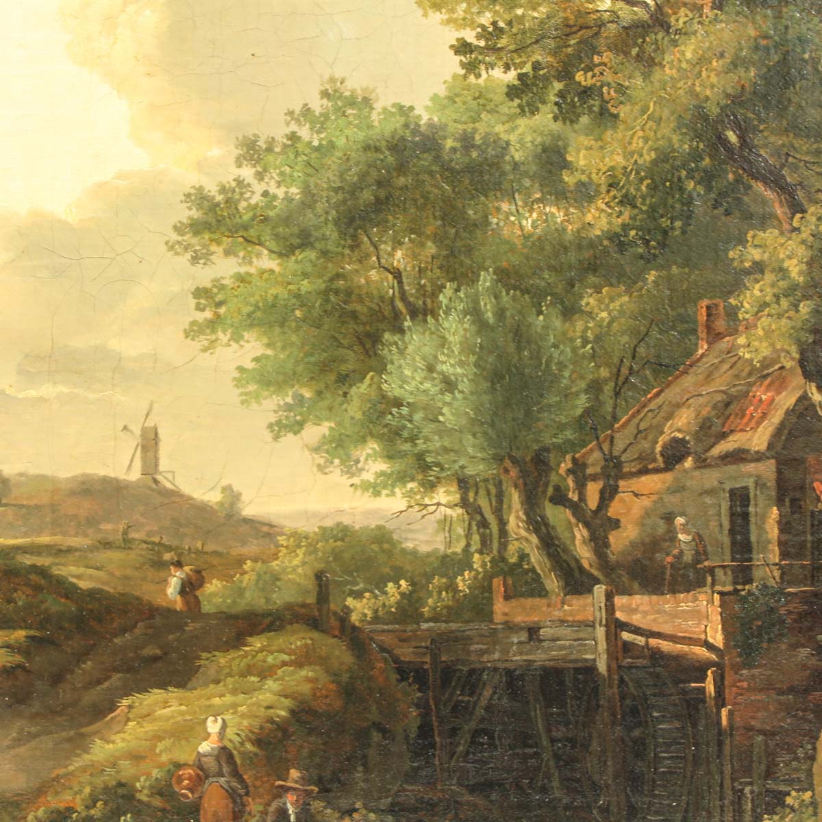 An 18th Century Oil on Canvas - Bild 3 aus 5