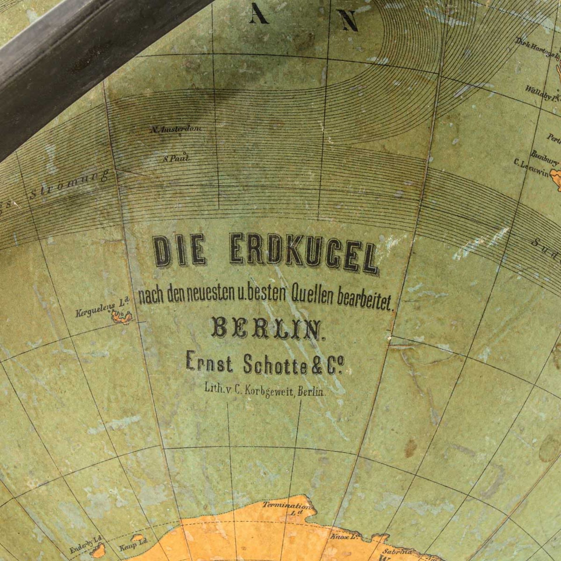 An Ernst Schotte & Co. Globe - Image 6 of 10